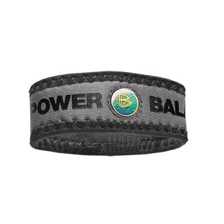Neoprene  Grey Wristband with Black Lettering