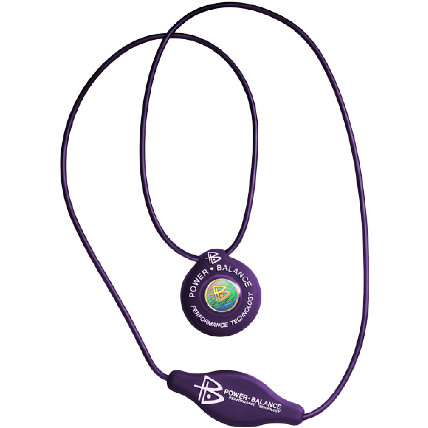 Silicone Pendant Purple White